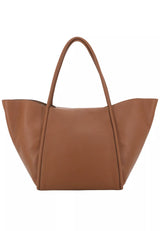Brown Abro Shopper WILLOW, natural leather – view 4