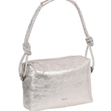 White Abro Shoulder bag KNOTTED STRASS, natural leather – view 5