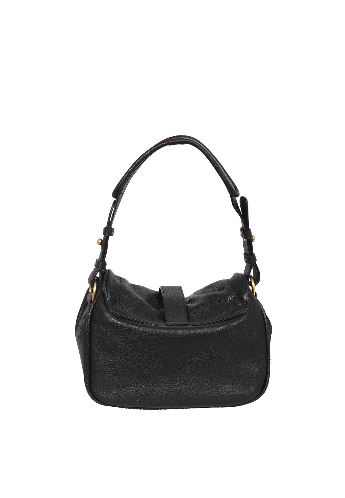 Black Abro Shoulder bag STAR SADDLE, natural leather – view 2