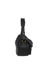 Black Abro Shoulder bag STAR SADDLE, natural leather – view 3