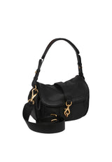 Black Abro Shoulder bag STAR SADDLE, natural leather – view 4