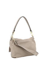 Beige Abro TEMI small shoulder bag, natural leather – view 2