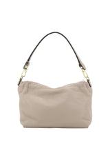 Beige Abro TEMI small shoulder bag, natural leather – view 4