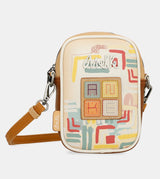 Beige Anekke Magic Souls small crossbody bag, polyester – view 7