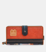 Blue Anekke Nagare Large RFID Wallet, polyester – view 2