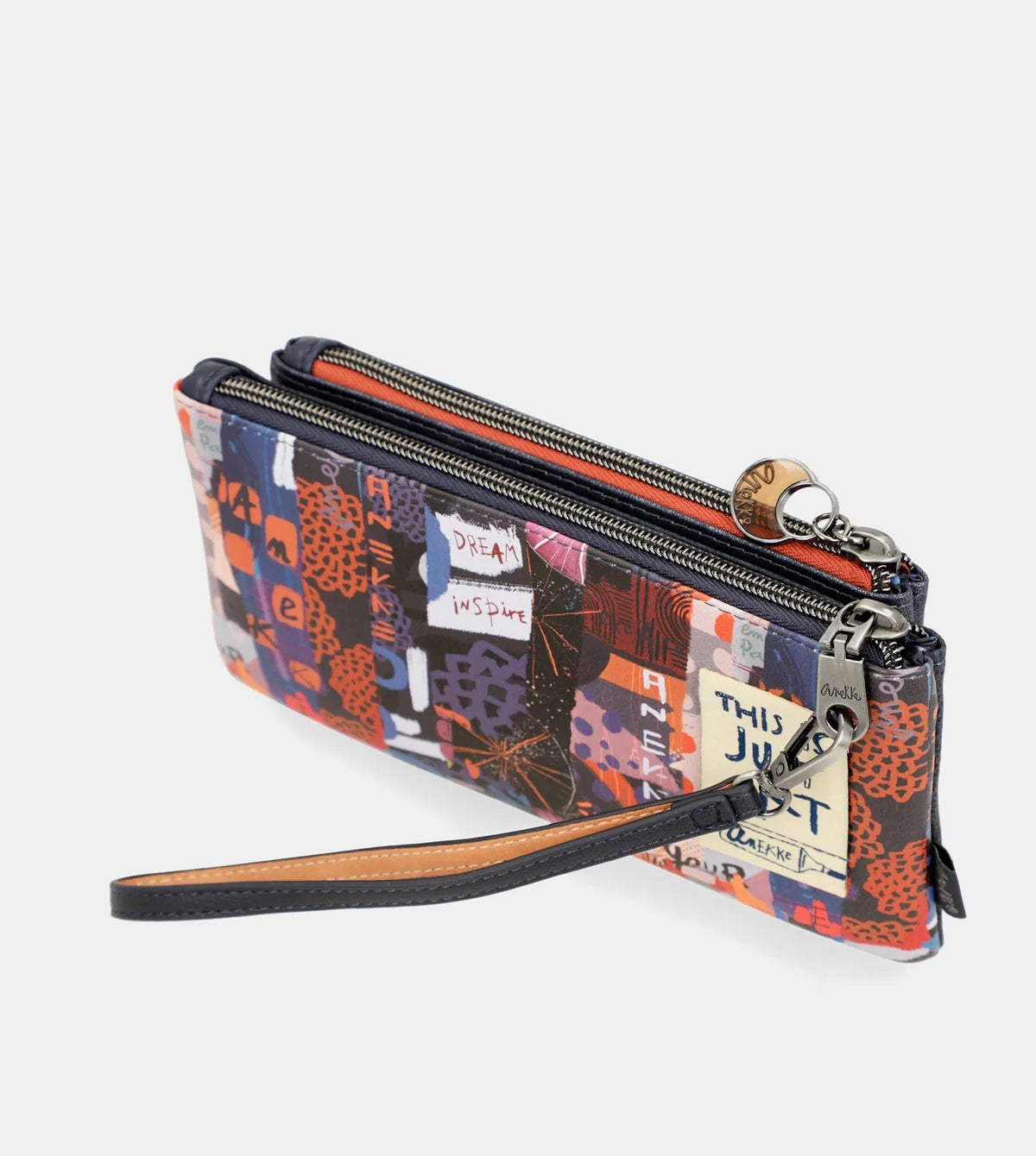 Brown Anekke Nagare Wallet Purse, polyester – view 5