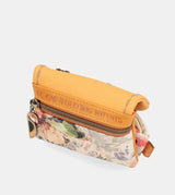 Yellow Anekke Nature Pachamama ochre flap wallet, polyester – view 2
