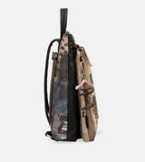 Brown Anekke Shōen Medium Black Backpack, polyester – view 3