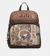 Brown Anekke Shōen Walking Backpack, polyester – view 7