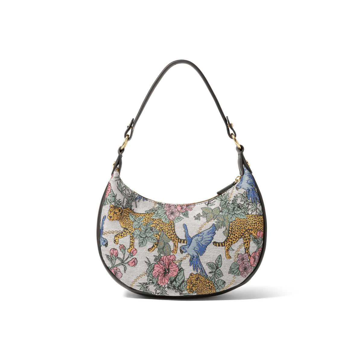White Braccialini Jacquard, shoulder bag – view 3