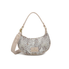 Silver Braccialini Shoulder Bag, jacquard