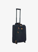 Blue Bric's X-Travel Expandable Cabin Trolley Blue, softside luggage nylon/leather – view 2