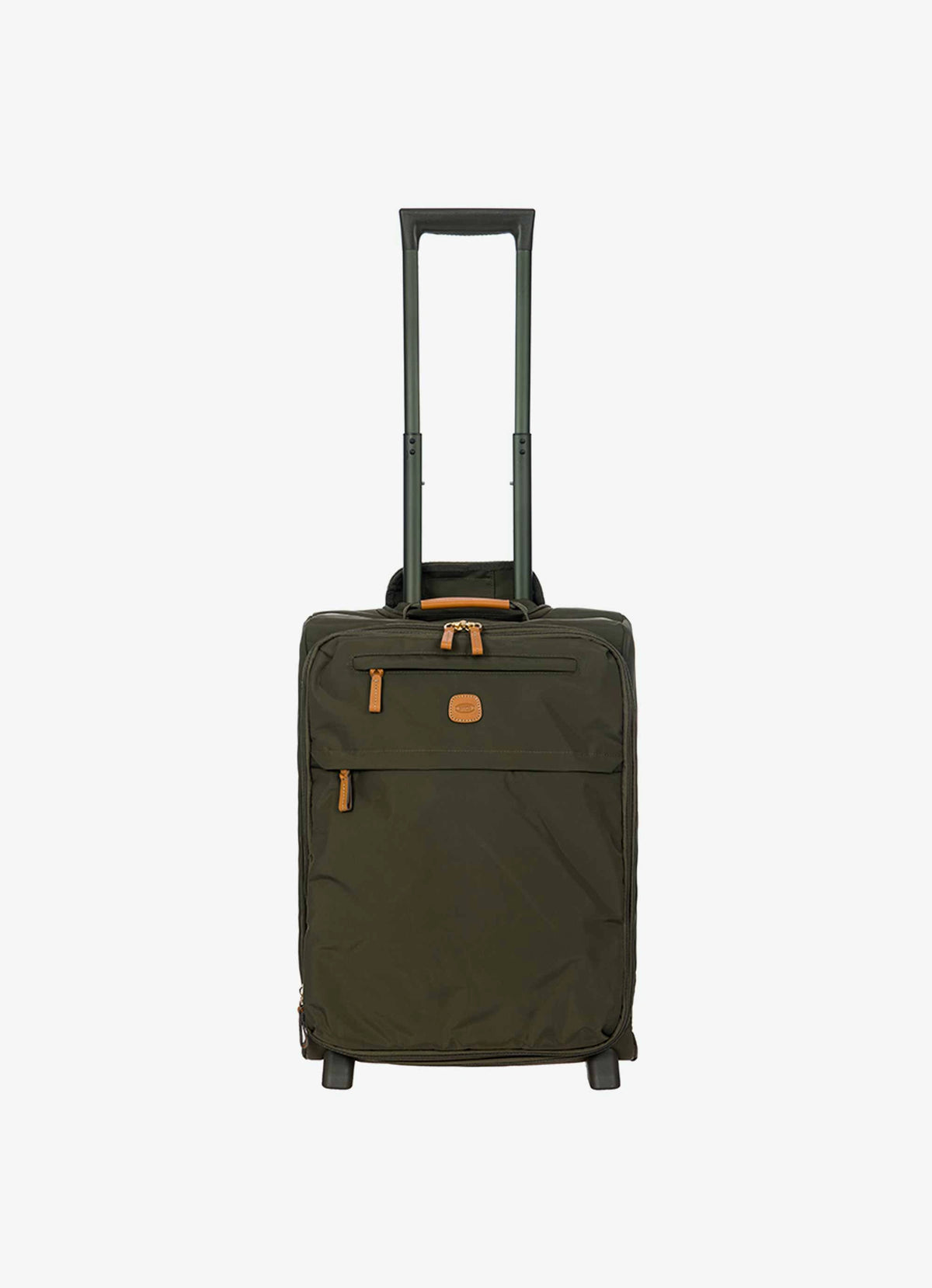 Grey Bric's X-Travel Expandable Cabin Trolley Olive, softside luggage nylon/leather – view 2