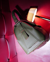 Green Carlo Salvatelli Handbag, shoulder bag natural leather – view 6