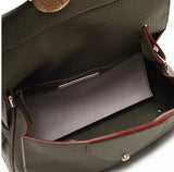Green Carlo Salvatelli Handbag, shoulder bag natural leather – view 8
