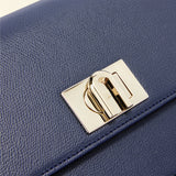 Navy Furla 1927 Mini Crossbody 20, natural leather – view 4
