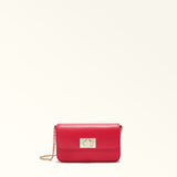 Red Furla 1927 Mini Crossbody Aw25, natural leather