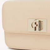 Beige Furla 1927 Mini Crossbody, natural leather – view 4