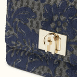Navy Furla 1927 Mini Crossbody, natural leather – view 6
