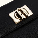 Black Furla 1927 Mini Top Handle, handbag natural leather – view 2