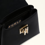 Black Furla 1927 Mini Top Handle, handbag natural leather – view 4