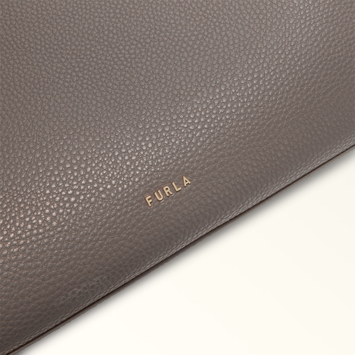 Grey Furla Ava L Tote, shopper natural leather – view 5