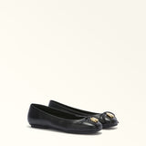 Black Furla Ballet Ballerina T.5, shoes natural leather