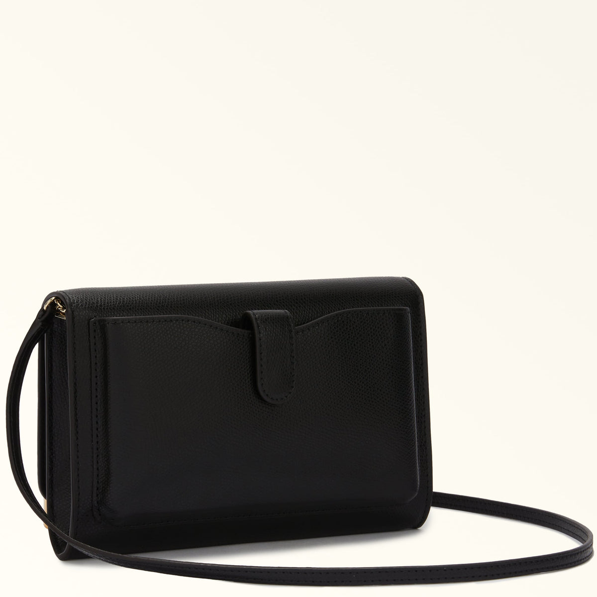 Black Furla Camelia Chain Wallet, crossbody natural leather – view 2