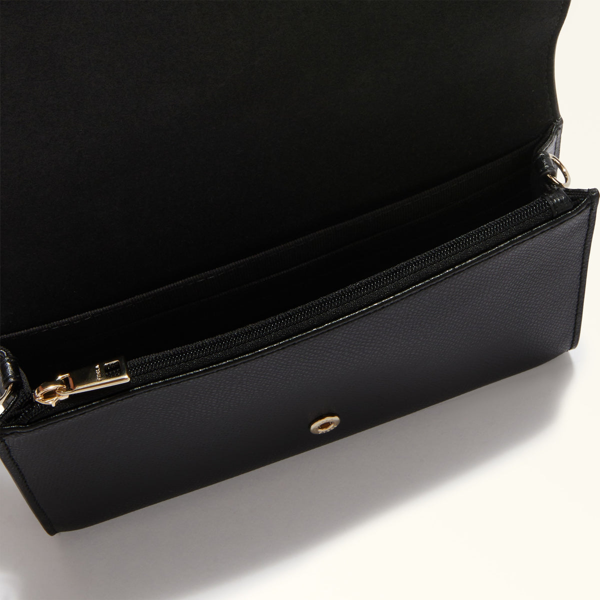 Black Furla Camelia Chain Wallet, crossbody natural leather – view 3