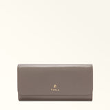 Grey Furla Camelia Continental Wallet, natural leather