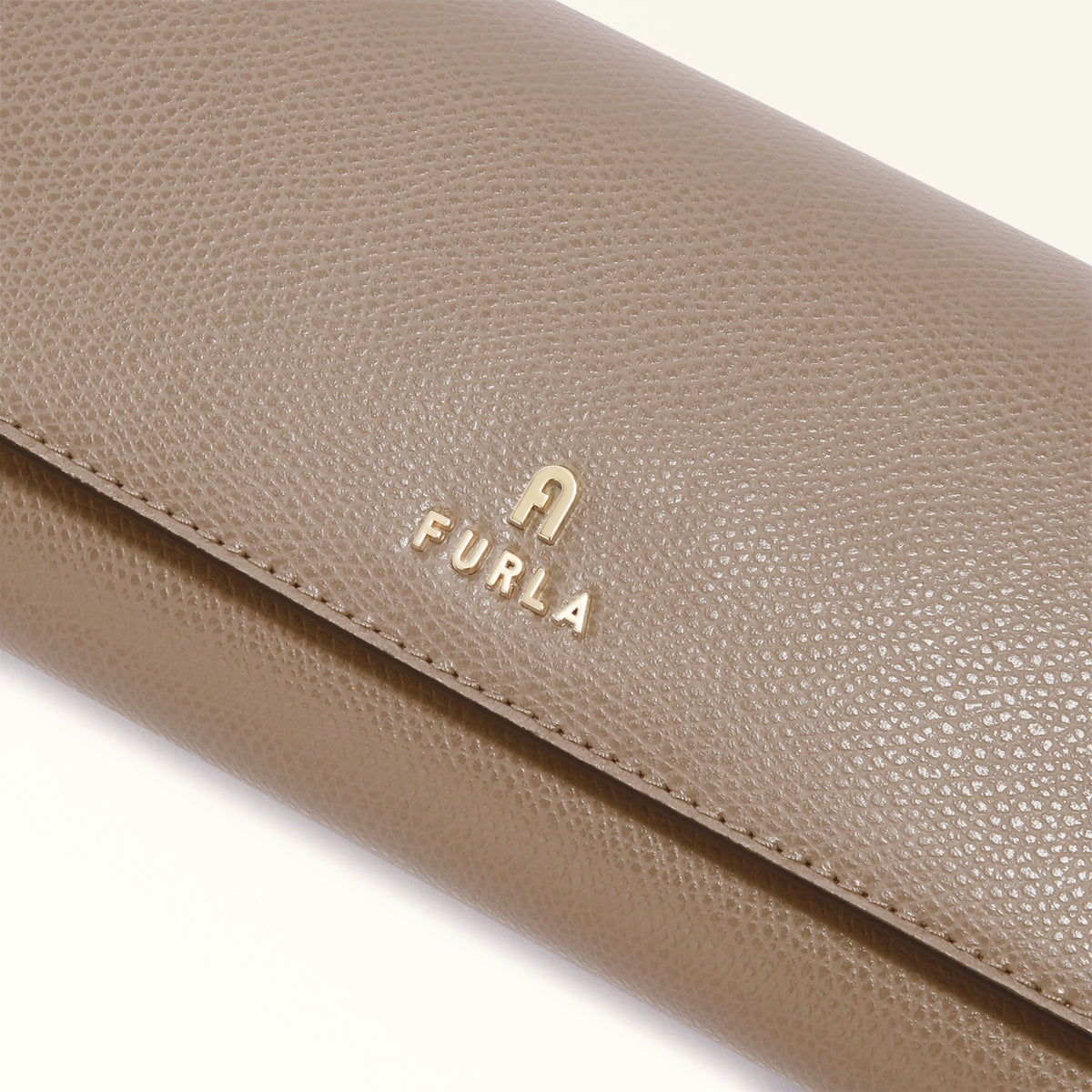 Taupe Furla Camelia Continental Wallet, natural leather – view 2