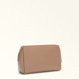 Beige Furla Camelia L Cosmetic Case, natural leather – view 3