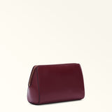 Burgundy Furla Camelia L Cosmetic Case, natural leather – view 3