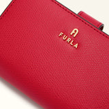 Red Furla Camelia M Compact Wallet Aw25, natural leather – view 4
