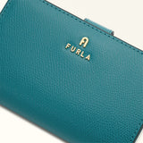 Green Furla Camelia M Compact Wallet, natural leather – view 3