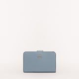 Grey Furla Camelia M Compact Wallet, natural leather