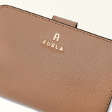 Taupe Furla Camelia M Compact Wallet, natural leather – view 2