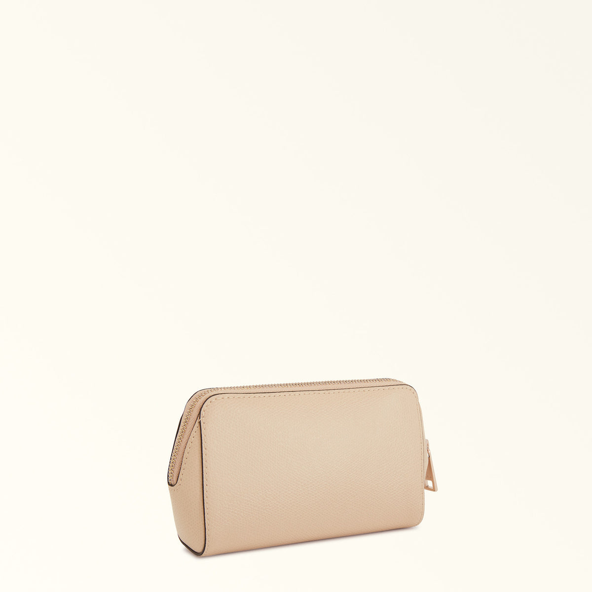 Beige Furla Camelia M Cosmetic Case, beauty case natural leather – view 2