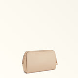 Beige Furla Camelia M Cosmetic Case, beauty case natural leather – view 2