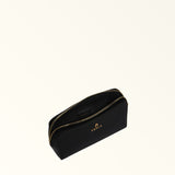 Black Furla Camelia M Cosmetic Case, beauty case natural leather – view 3