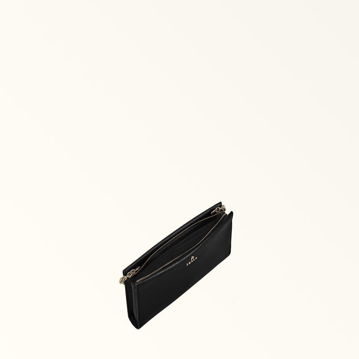 Black Furla Camelia Mini Crossbody, natural leather – view 4