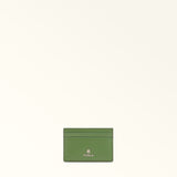 Green Furla Camelia S Card Case, credit card holder natural leather