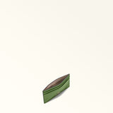 Green Furla Camelia S Card Case, credit card holder natural leather – view 4