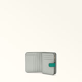 Green Furla Camelia S Compact Wallet Aw25, natural leather – view 4