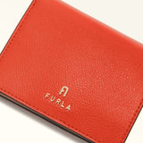 Orange Furla Camelia S Compact Wallet Bifold Coin, natural leather – view 2