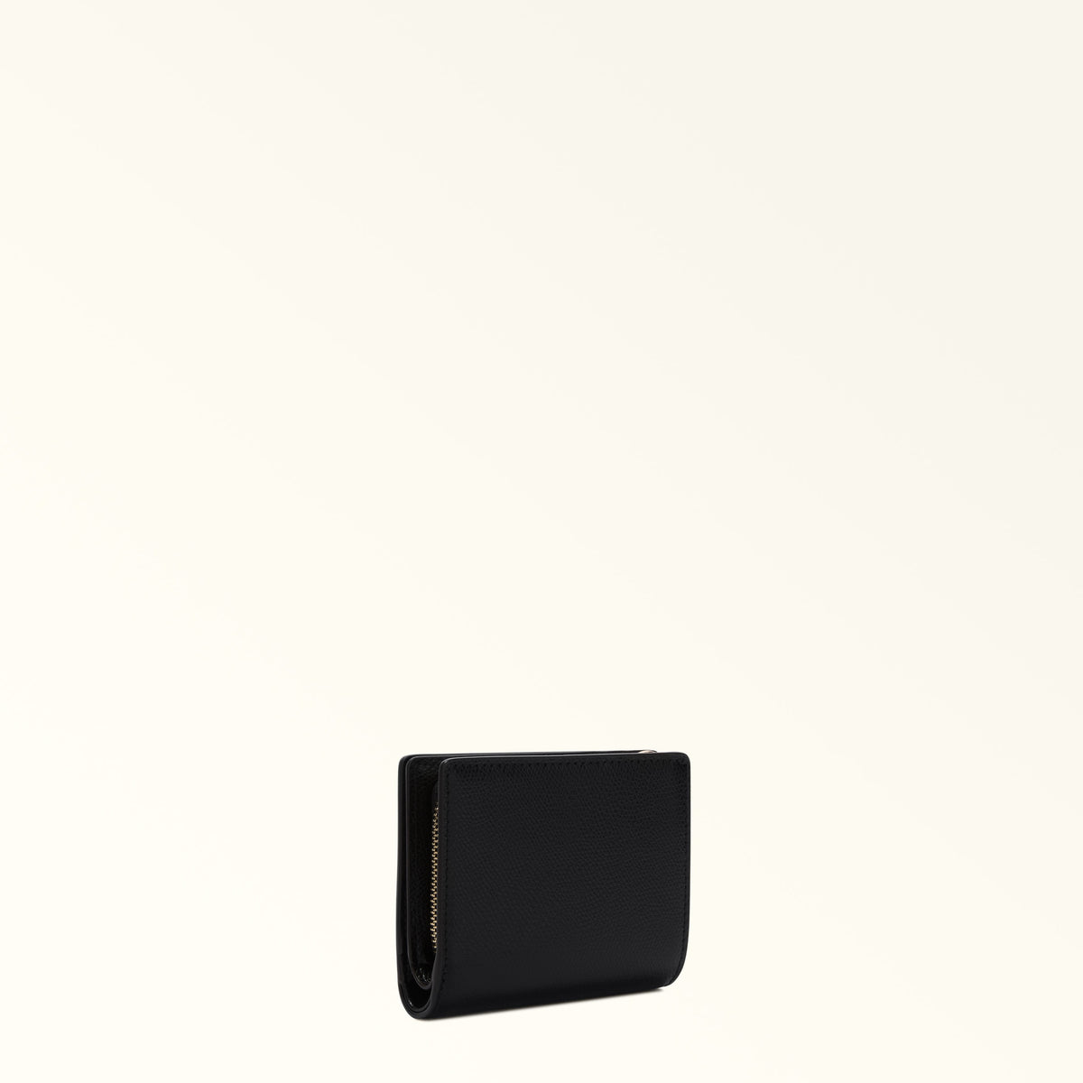 Black Furla Camelia S Compact Wallet L Zip Aw25, natural leather – view 3