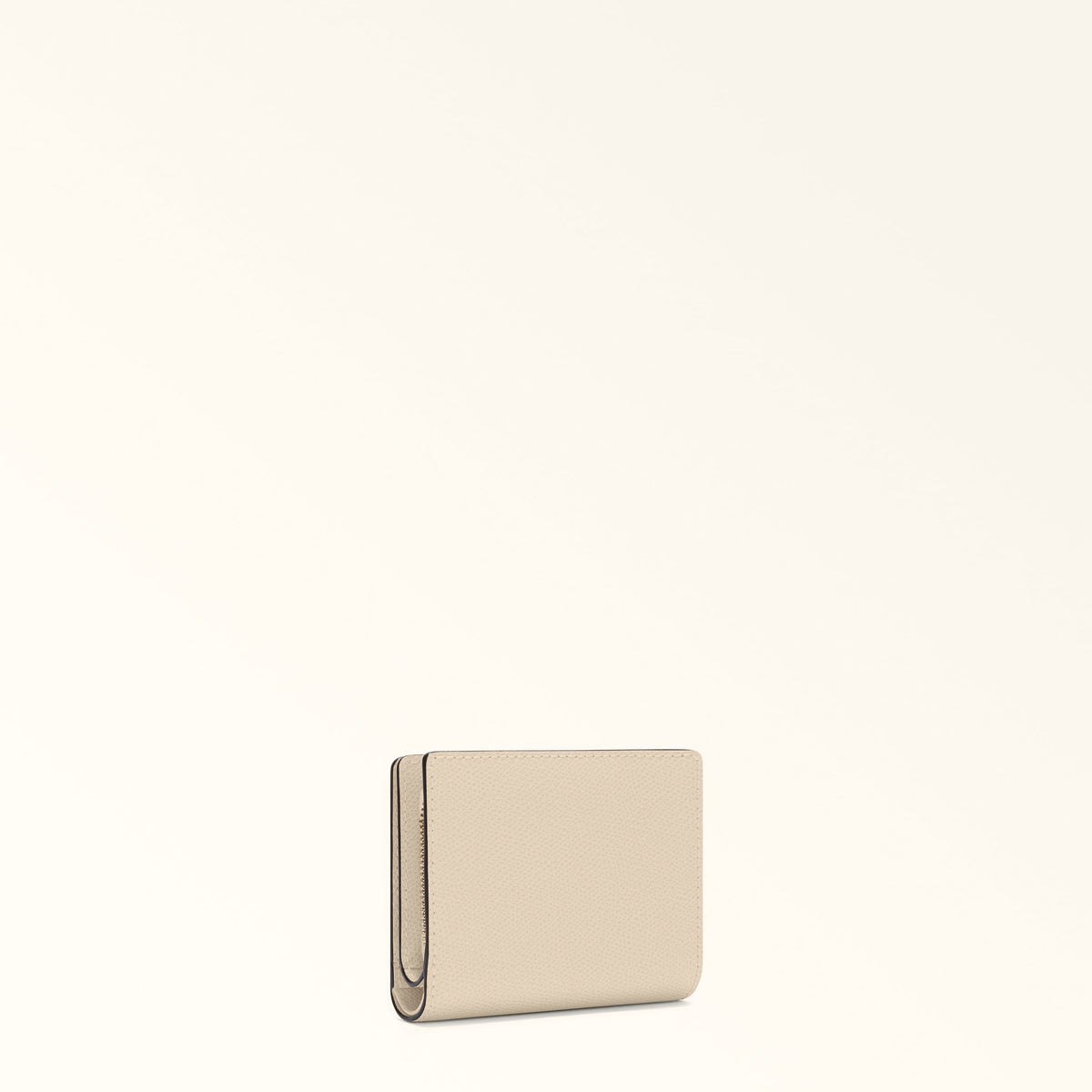 Beige Furla Camelia S Compact Wallet L Zip, natural leather – view 2