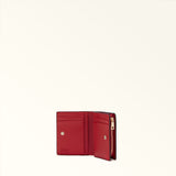 Red Furla CAMELIA S COMPACT WALLET L ZIP Cruise, natural leather – view 4