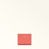Orange Furla Camelia S Compact Wallet L Zip, natural leather