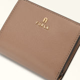 Taupe Furla Camelia S Compact Wallet L Zip, natural leather – view 2